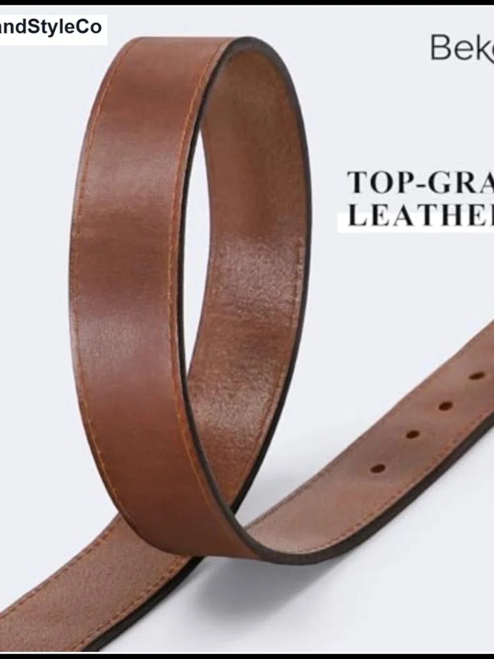 Women's Full Grain Leather Belt Real Genuine Leather Waist Belt